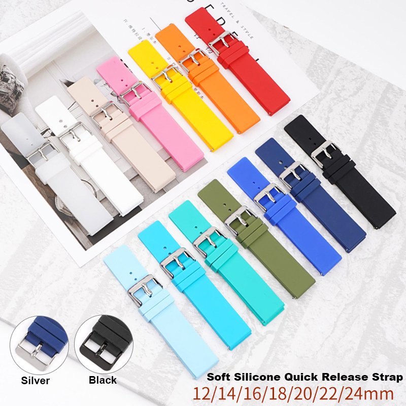 Wholesale Wrist Watch Strap Quick Release Silicone Rubber Sport Smart Watch Bracelets Bands Accessories For Samsung Gear S3
