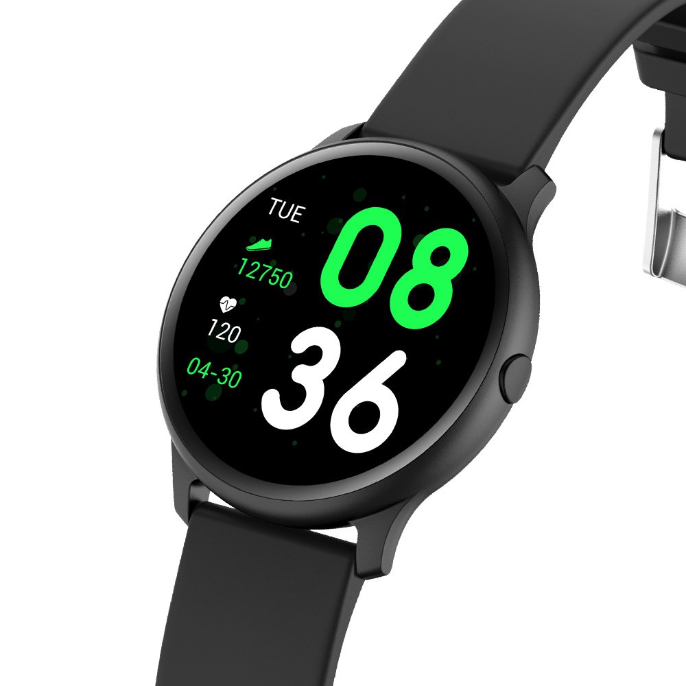 Women & Man Heart Rate Health Blood Pressure Monitor Remote Multi-function KW19 Waterproof Smart Watch