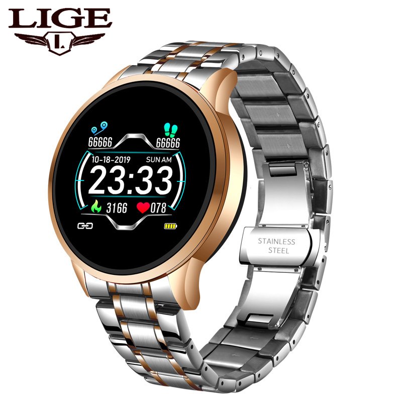 Lige BW0126 New Smart Band Watch Sport Heart Rate Waterproof Fitness Tracker Smartwatch For Android IOS Phone