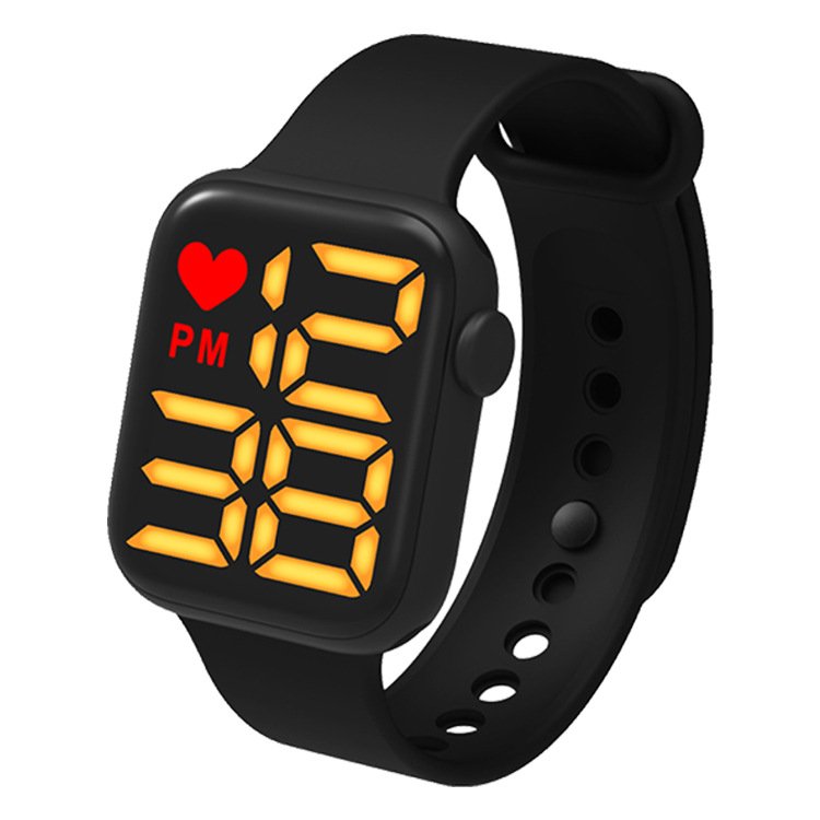 New Original not smart Watch Cheap digital watch for girl boy students waterproof alloy Case with Sport Band