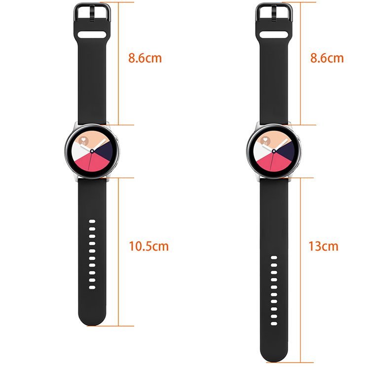 Factory custom Elastic 20mm 22mm luxury silicone smart watch strap band for samsung gear3 gear 2 watch band