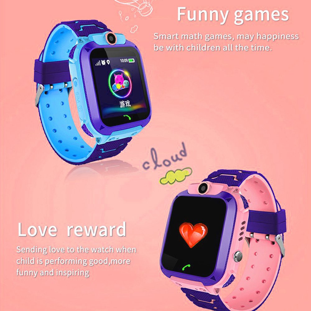 Shenzhen HD Voice Calling LBS Tracker Location Boys Girls Baby Mobile Phone Child Smart Watch Kids Q12 Kid Smartwatch Waterproof