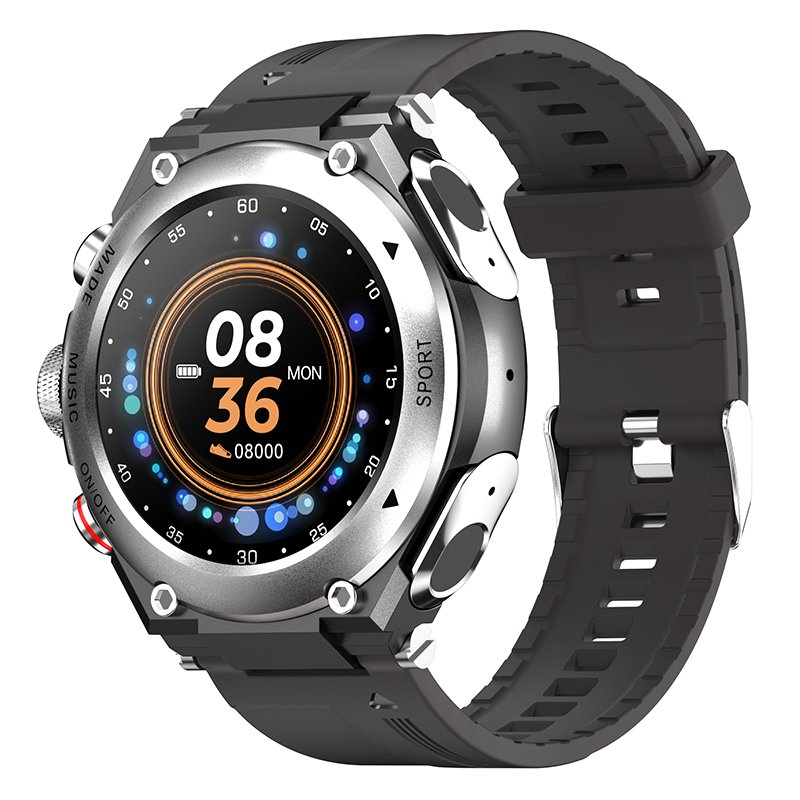 2022 TW92 Sport Reloj Touch Screen IP68 smart watch with earbuds temperature activity tracking music Reloj Hombre smart watch