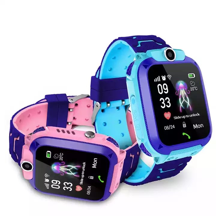 Children's Smartwatch Students Watches SOS Phone Sim Card Photo Kids Watch Q12 Location Tracker Waterproof Gift For Boy Girl