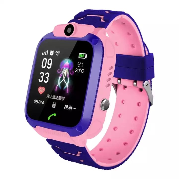 Children's Smartwatch Students Watches SOS Phone Sim Card Photo Kids Watch Q12 Location Tracker Waterproof Gift For Boy Girl