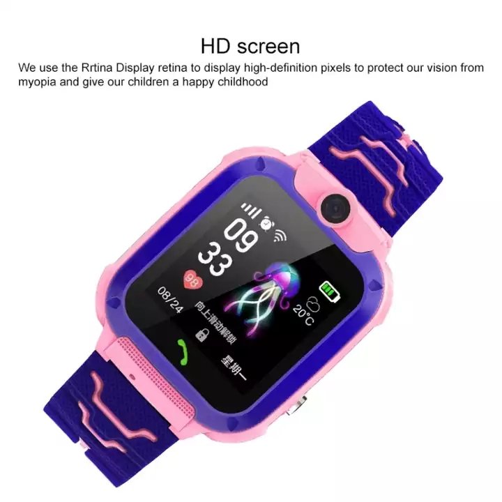Children's Smartwatch Students Watches SOS Phone Sim Card Photo Kids Watch Q12 Location Tracker Waterproof Gift For Boy Girl