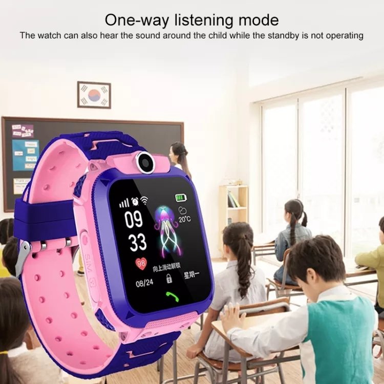 Children's Smartwatch Students Watches SOS Phone Sim Card Photo Kids Watch Q12 Location Tracker Waterproof Gift For Boy Girl