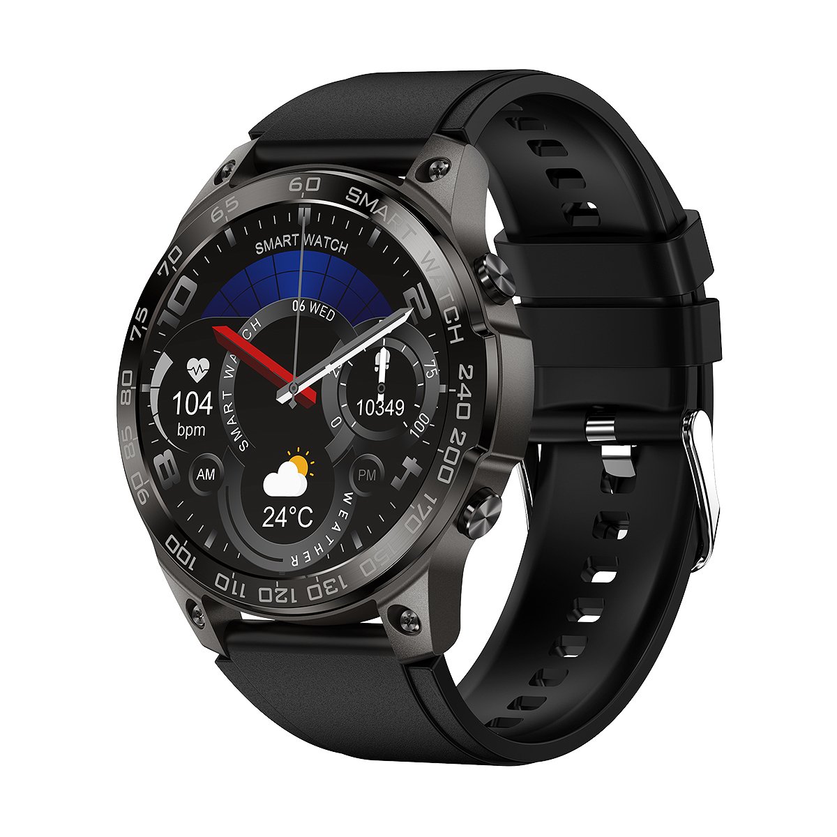 SM50 1.43 inch NFC Smart Watch Men Amoled HD Screen BT Call Smartwatch IP68 Waterproof 400Mah Battery