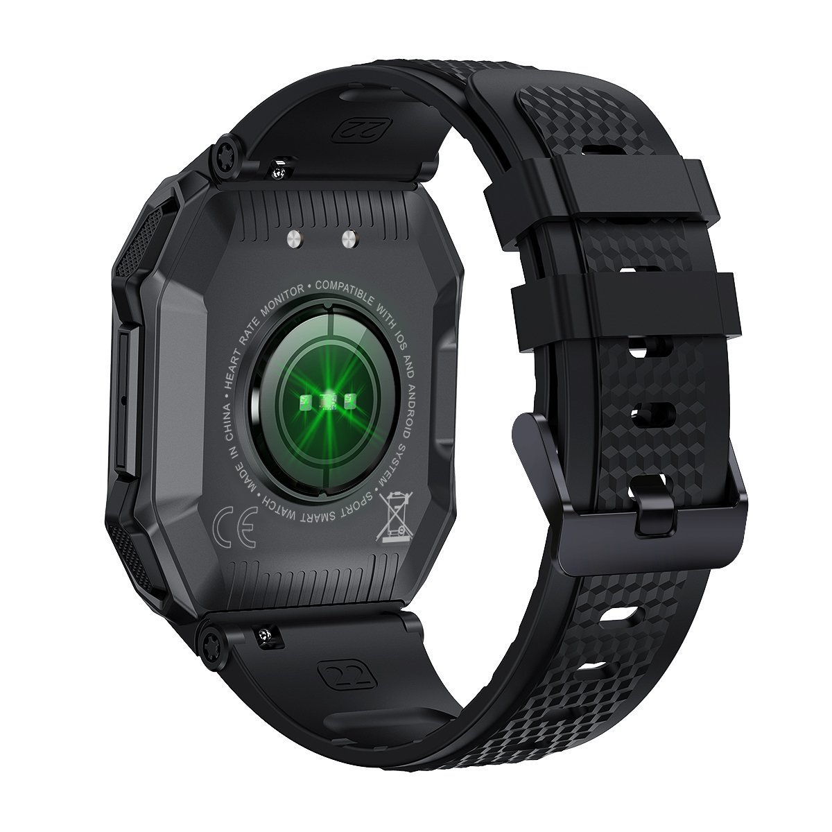 K55 Smart Watch BT Call 350mAh Long Standby Wristwatch Blood Pressure Monitor Outdoor Sports Waterproof Men Smartwatch