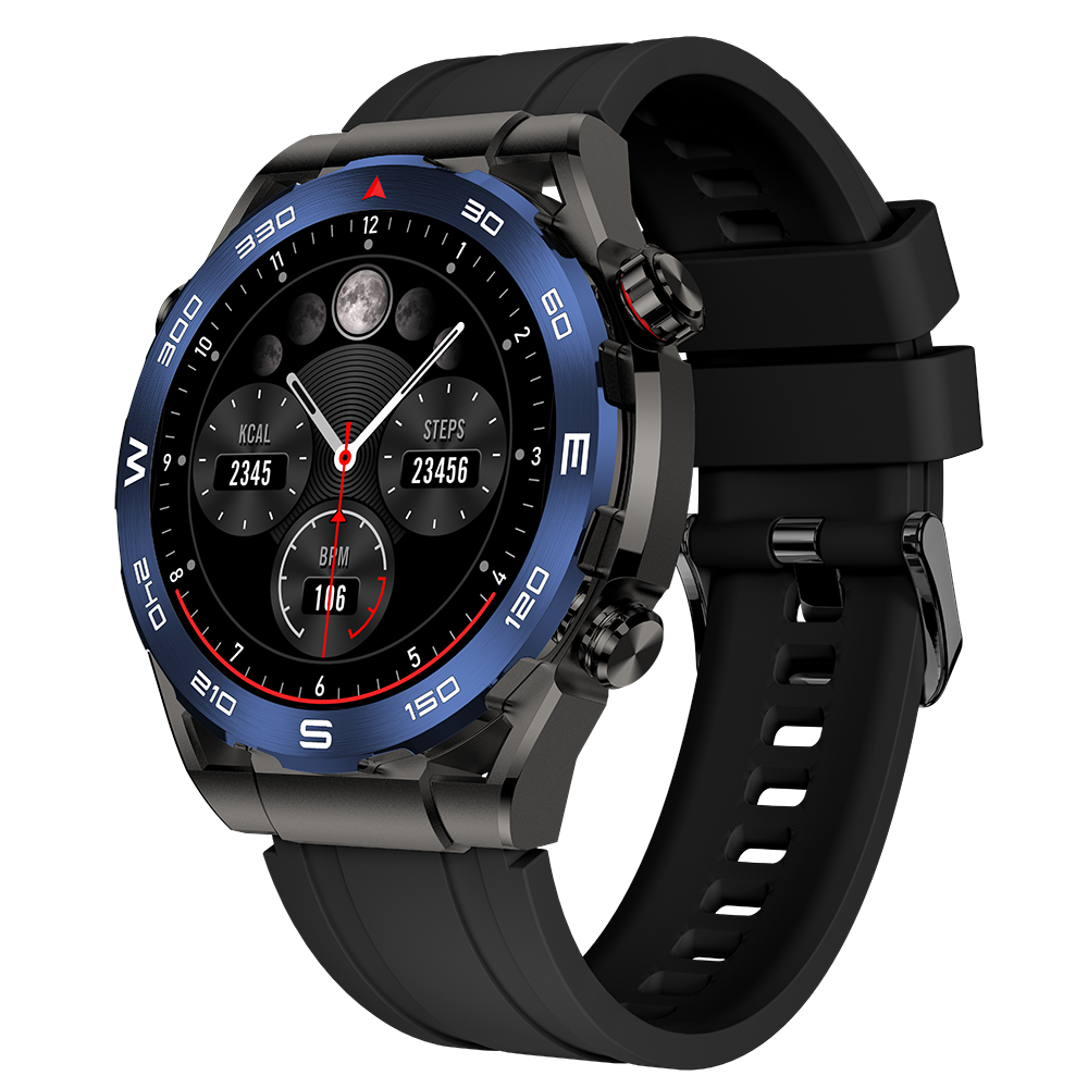 Professional custom logo AMOLED AM13 Smart Watch AI Voice Map Navigation BT Calling Original Sports Round Smart Watch