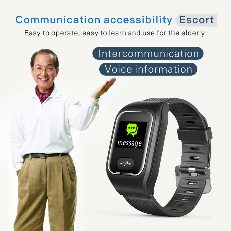 Elder Smart Watch Fall Detection Heart Rate Monitor 4G GPS Positioning SOS Beidou LBS Wifi G-Sensor Agps Calling For Elderly