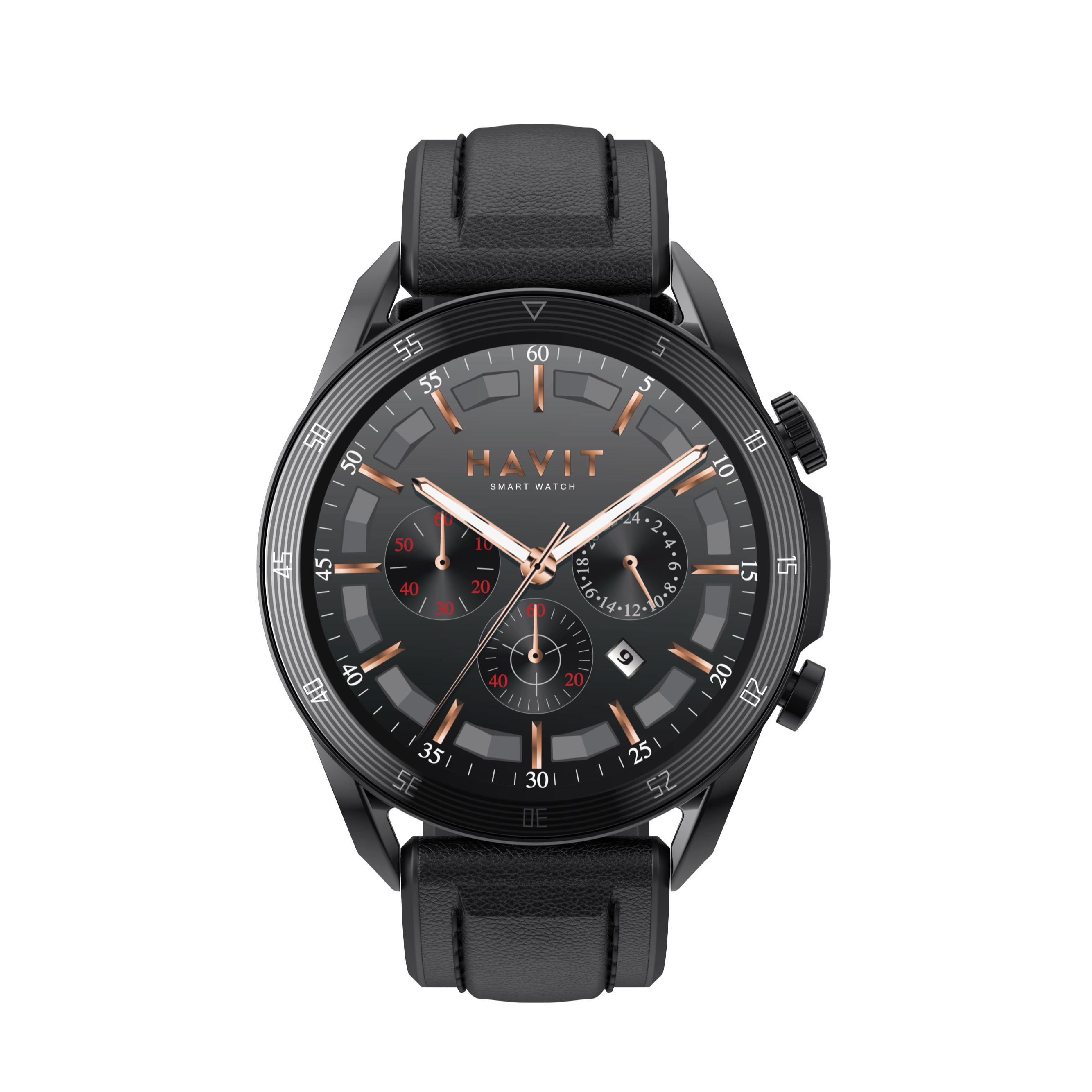 Havit M9030 PRO Blood Oxygen Body Temperature Wireless Charging Digital Watches IP68 Waterproof High Resolution Smart Watch