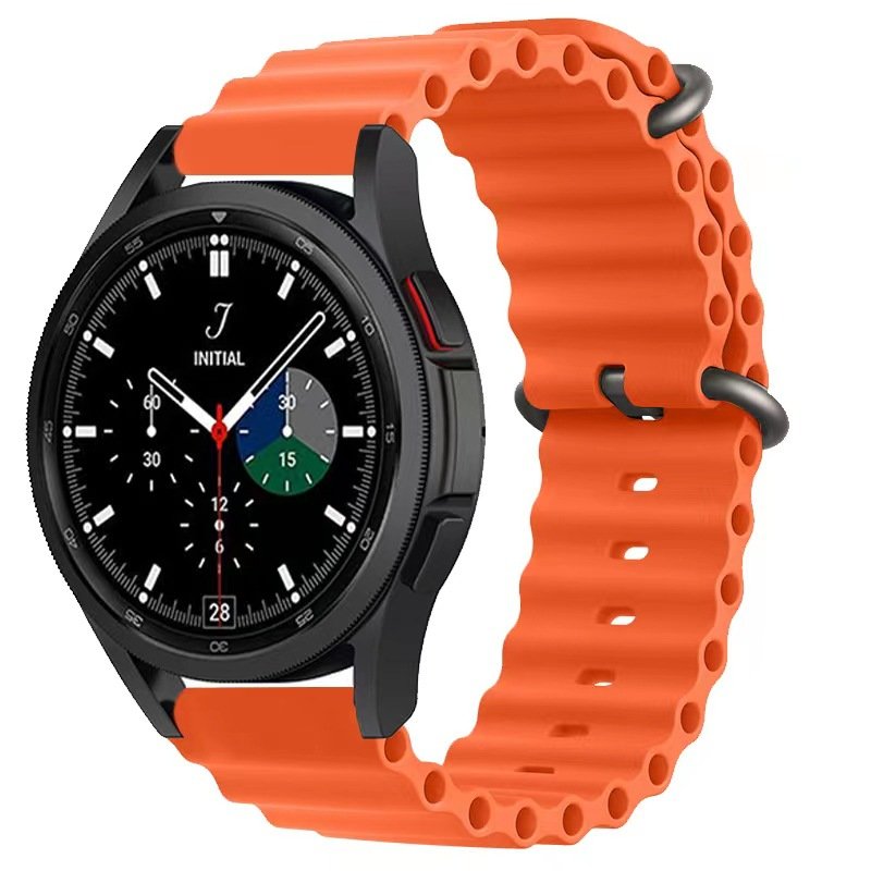 2024 New Silicone Strap for Samsung Galaxy Watch 5 pro 45mm 4 Classic 42mm 46mm Ocean Band 44mm 40mm silicone watch strap