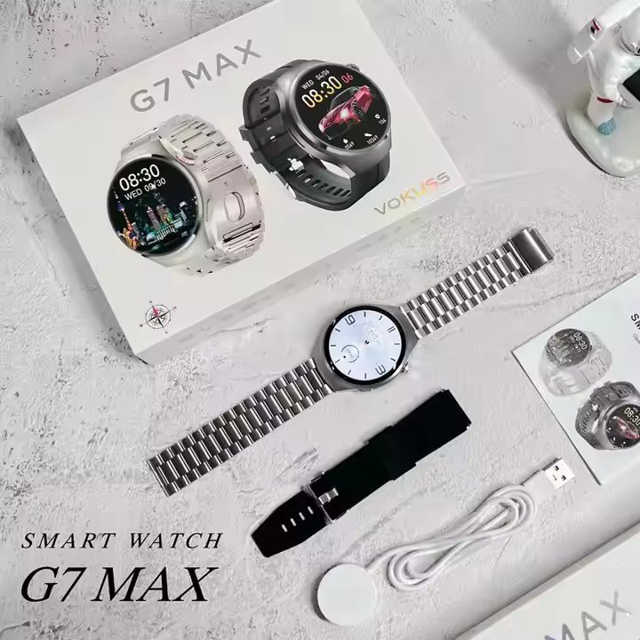 best fashion smart watches G7 MAX 1.53 inch large screen smart watch Heart rate detection wireless charge fashion