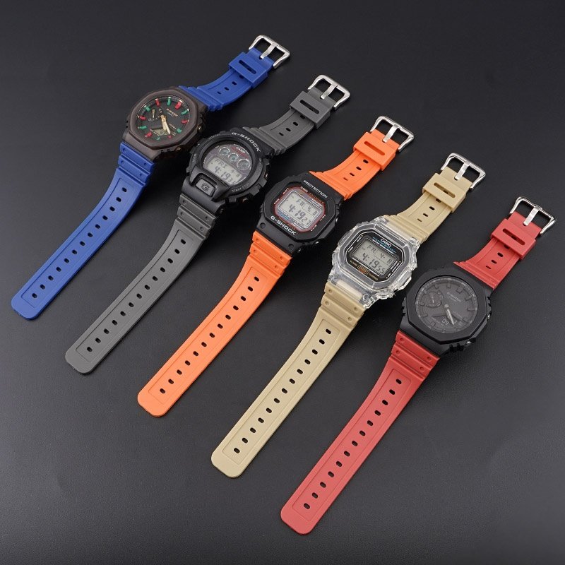 TPU Smart watch Band For Casio DW6900 GWM5610 GLX5600 GW-B5600 Strap