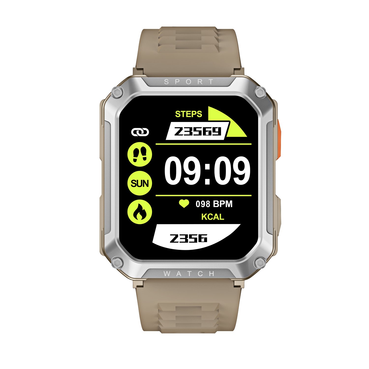 2024 rugged smart watches 2.01inch outdoor sport smart watch heart rate monitor Fitness t8 pro IP68 Waterproof for men