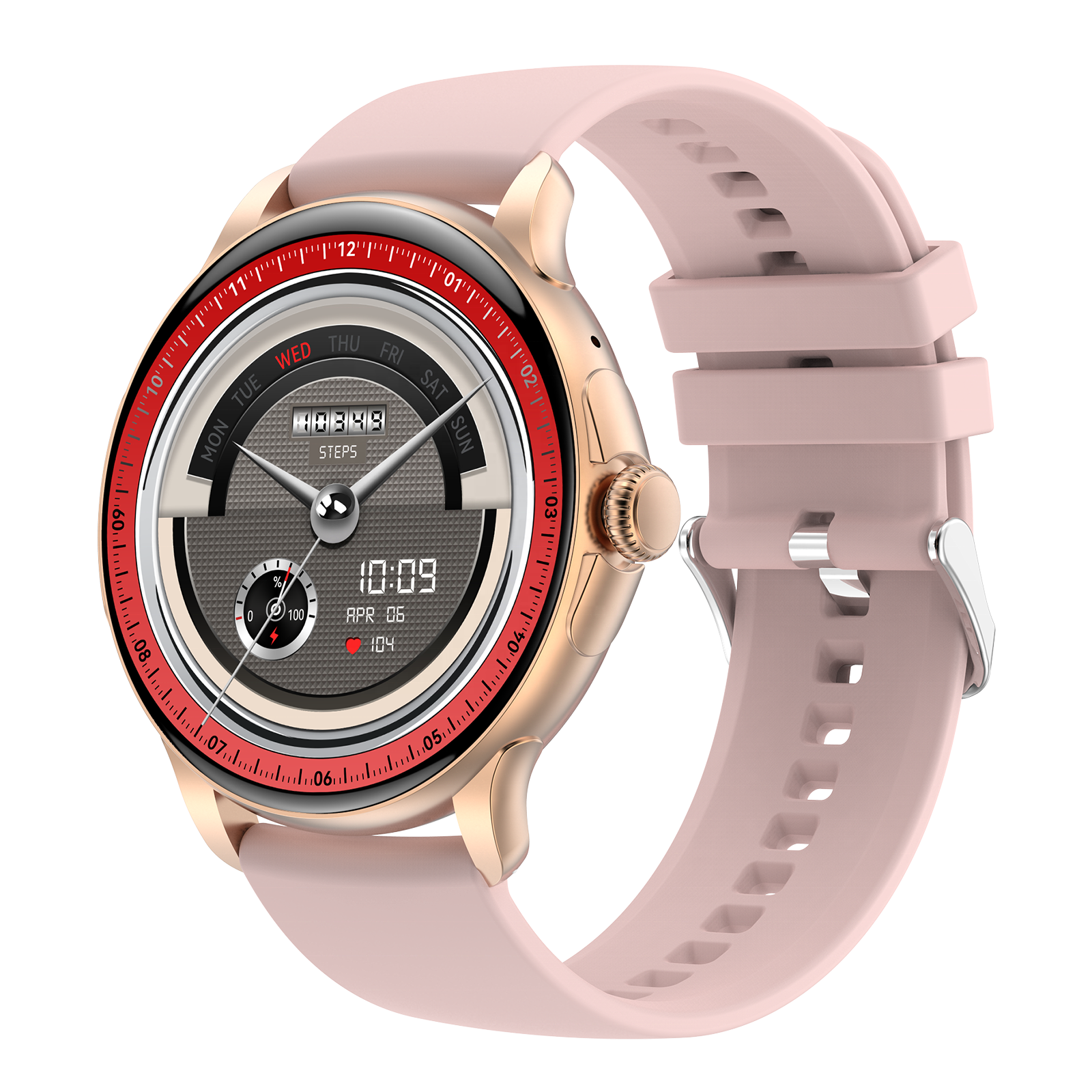 1.43" AMOLED Round Screen Smart Watch Fashion Watch All Day Health Monitoring Phone Calling IPx8 Waterproof Swimming