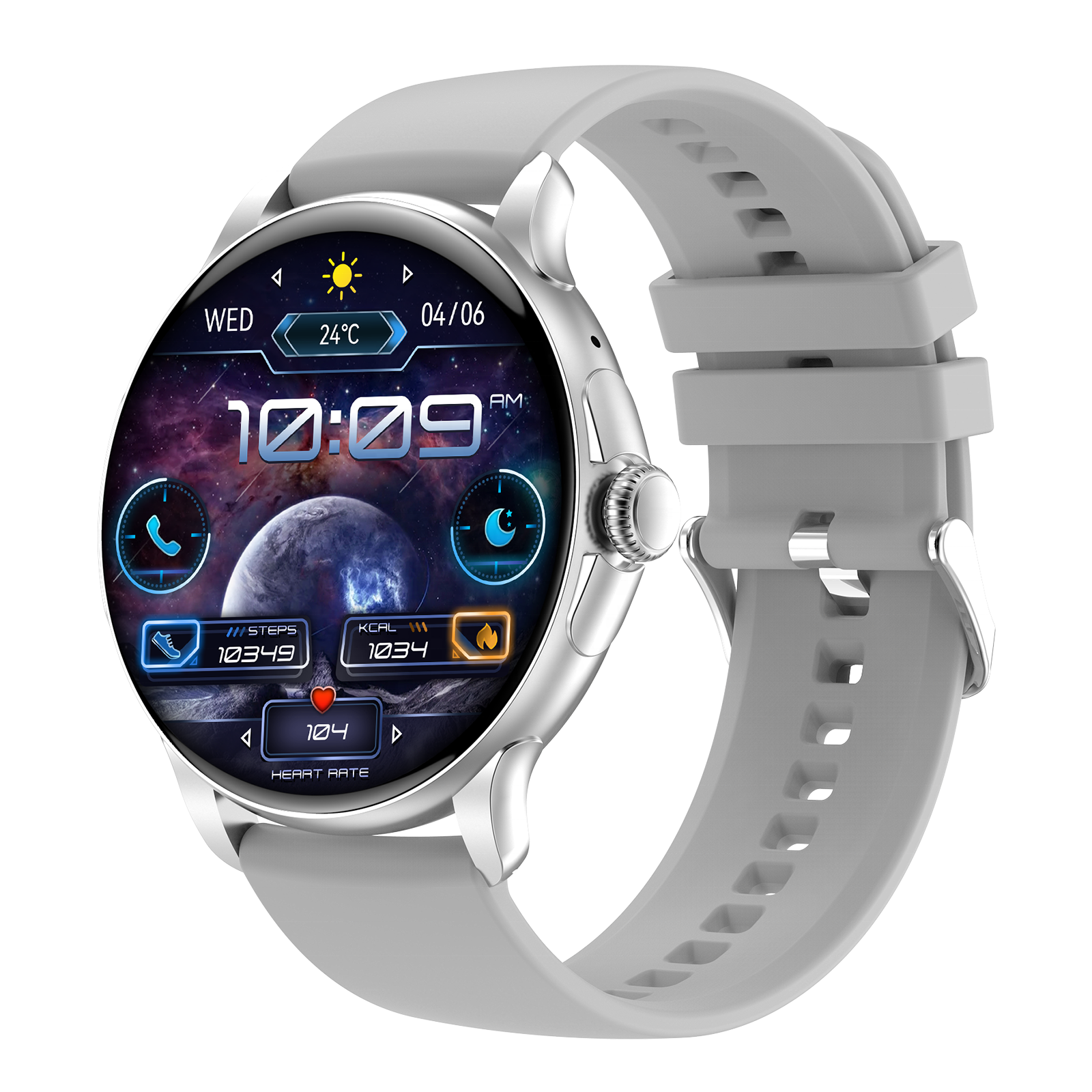 1.43" AMOLED Round Screen Smart Watch Fashion Watch All Day Health Monitoring Phone Calling IPx8 Waterproof Swimming