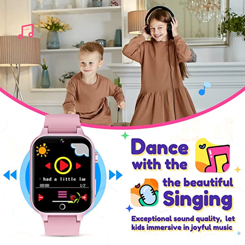 Wholesale S07 Gaming Kids Smartwatch Voice Video Recorder Kids Waterproof Smart Watch Gift With 26 Game HD Camera Gift For Boys