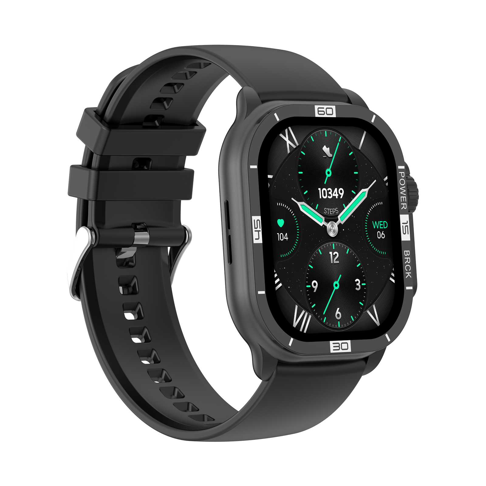 Heart Rate BT Call Smart Bracelet Sleep 300Mah NFC Touch Screen 2.06 inch HK96 AMOLED Smart Watch Calories Waterproof Smartwatch