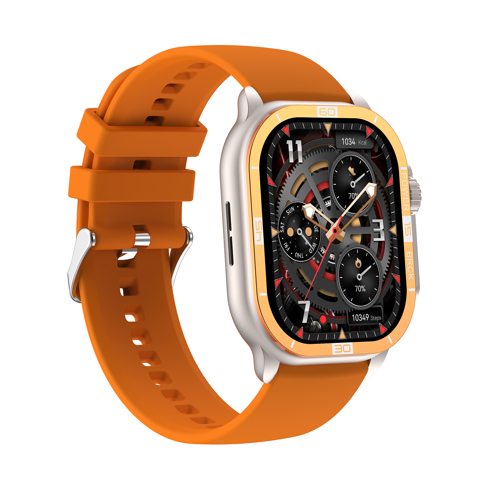 Heart Rate BT Call Smart Bracelet Sleep 300Mah NFC Touch Screen 2.06 inch HK96 AMOLED Smart Watch Calories Waterproof Smartwatch