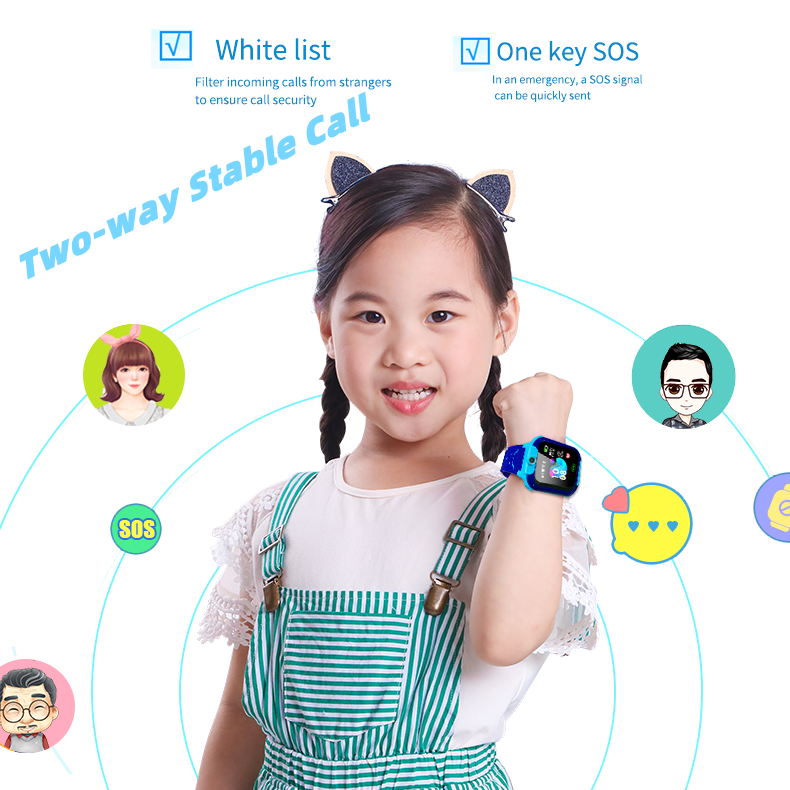 Smart Watch 2022 Product Q12 Kids Smart Watch SOS Button Location Kids Tracker SIM Card Support Waterproof