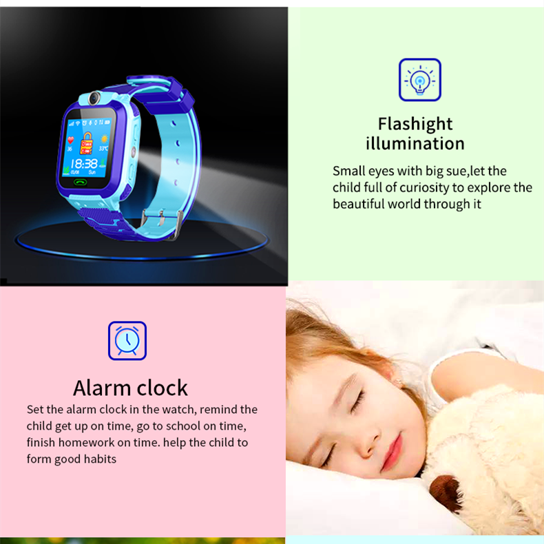 Smart Watch 2022 Product Q12 Kids Smart Watch SOS Button Location Kids Tracker SIM Card Support Waterproof