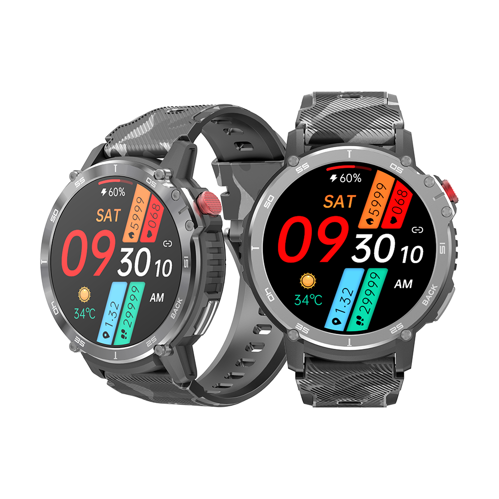 C22 Smart Watch Local Music Player 1GB+4GB Large Memory 1.6 Inch HD Screen 24 Sports Modes BT Calling Watch for Men 2023