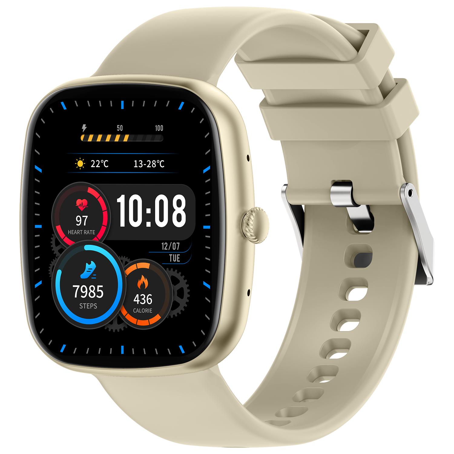 VALDUS 230mAh Magnetic Charging AI Voice Assistant Smartwatch Support Blood Pressure Blood Oxygen Function VS10 Smart Watch