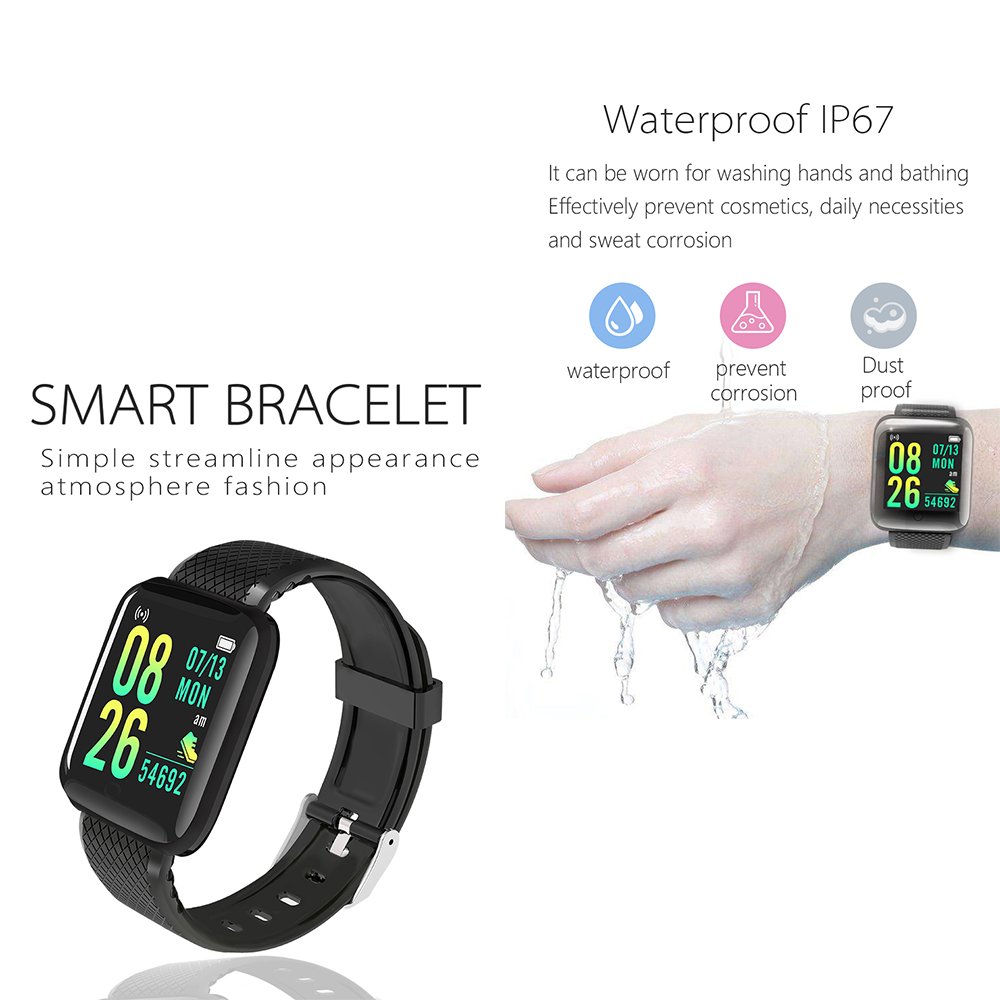 D13 intelligent watch multicolor wrist bands dstance calories fitness monitor 116 plus waterproof smart watch