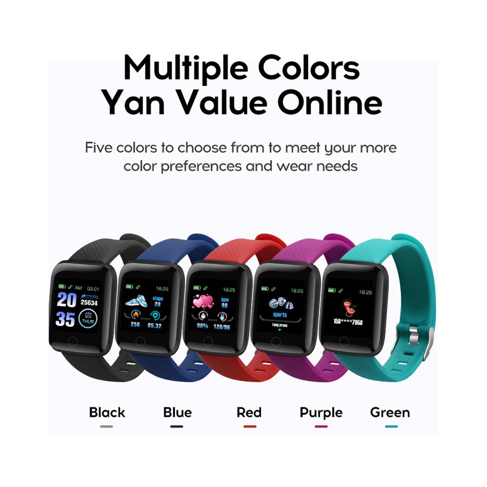 D13 intelligent watch multicolor wrist bands dstance calories fitness monitor 116 plus waterproof smart watch