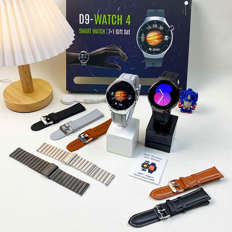 Smart watch ultra d9-watch d11 7 in 1 strap t800 t900 ultra waterproof round shape dial connected sport smartwatch smart watch
