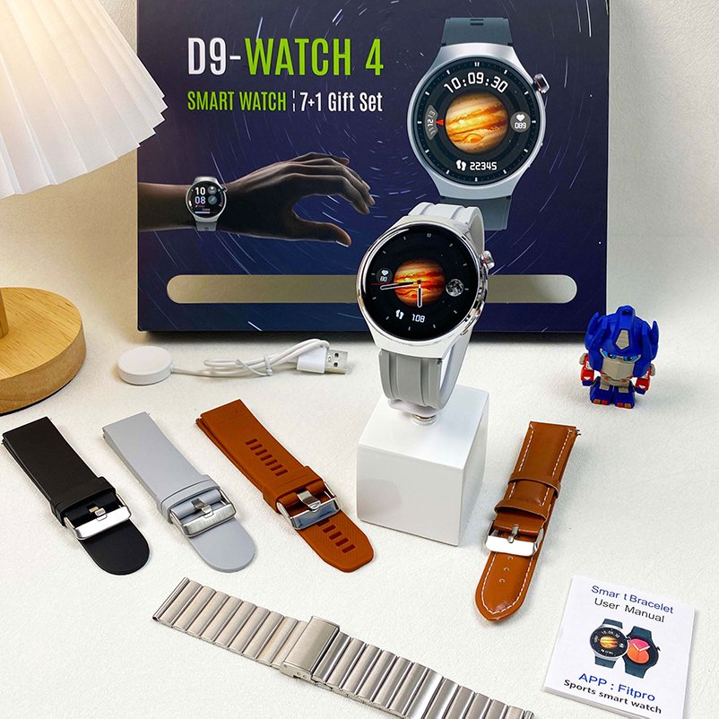 Smart watch ultra d9-watch d11 7 in 1 strap t800 t900 ultra waterproof round shape dial connected sport smartwatch smart watch