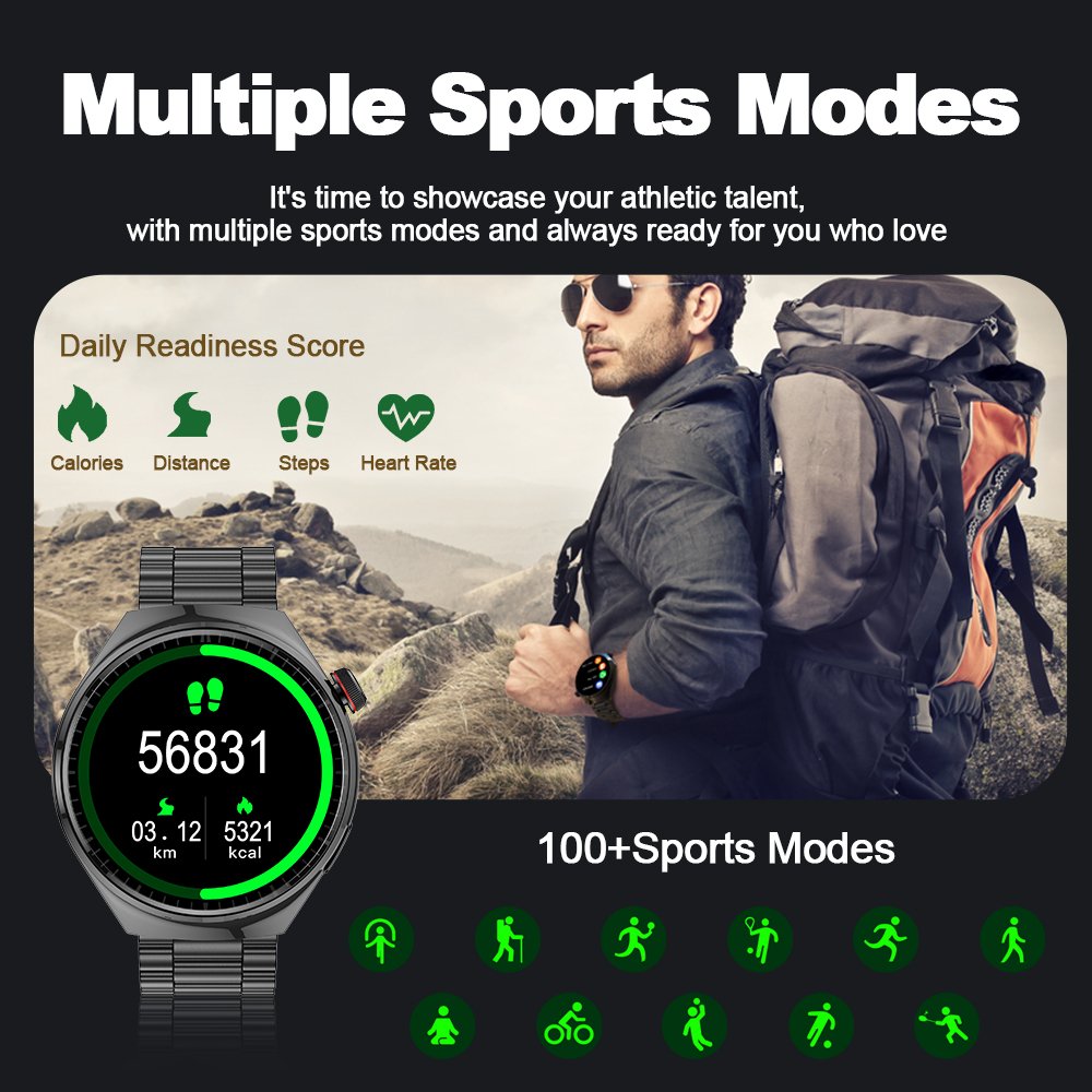 2024 New LF38 1.6inch 390x390 Capacitor full touch Call Sports Music Smart watch Blood pressure heart rate monitor smartwatches