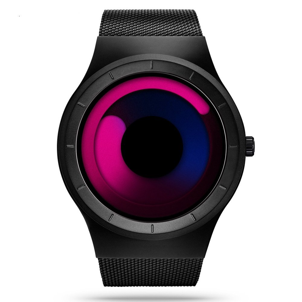New Fashion Smart Couple Watch Needle Free Concept Watch Quartz Watch For Men
