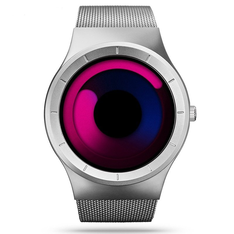 New Fashion Smart Couple Watch Needle Free Concept Watch Quartz Watch For Men