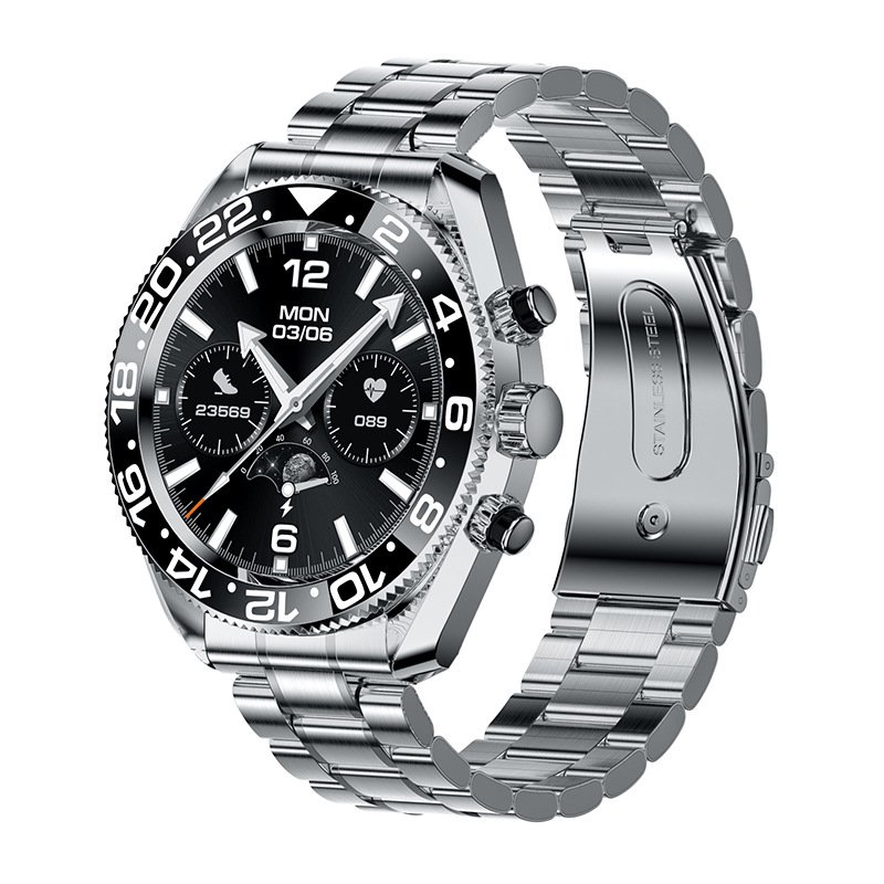 Luxury Health Fitness Tracker Sport smart watch AW35 1.28inch Screen BT Call Dial Sport Modes Business Men AW35 smartwatch
