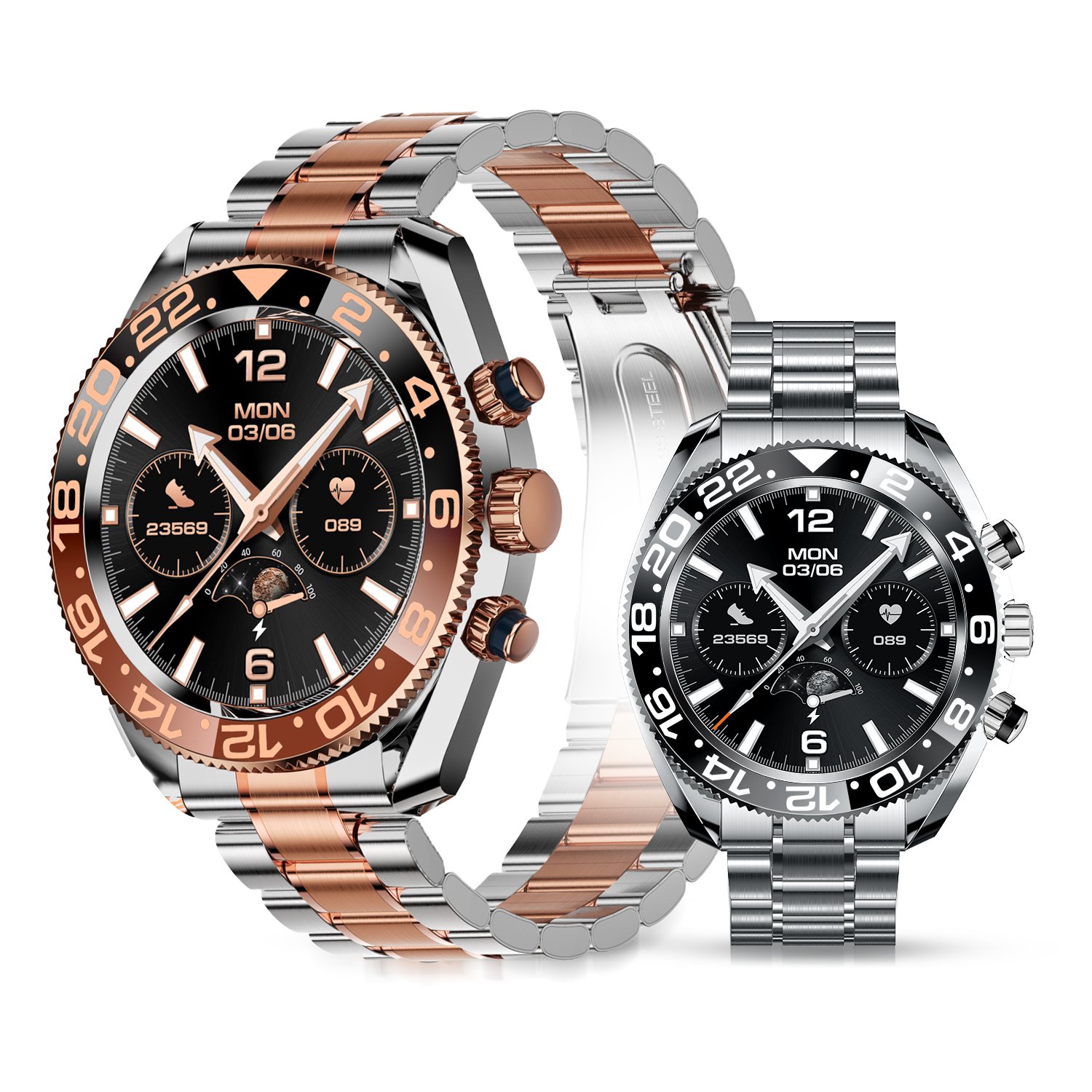 Luxury Health Fitness Tracker Sport smart watch AW35 1.28inch Screen BT Call Dial Sport Modes Business Men AW35 smartwatch