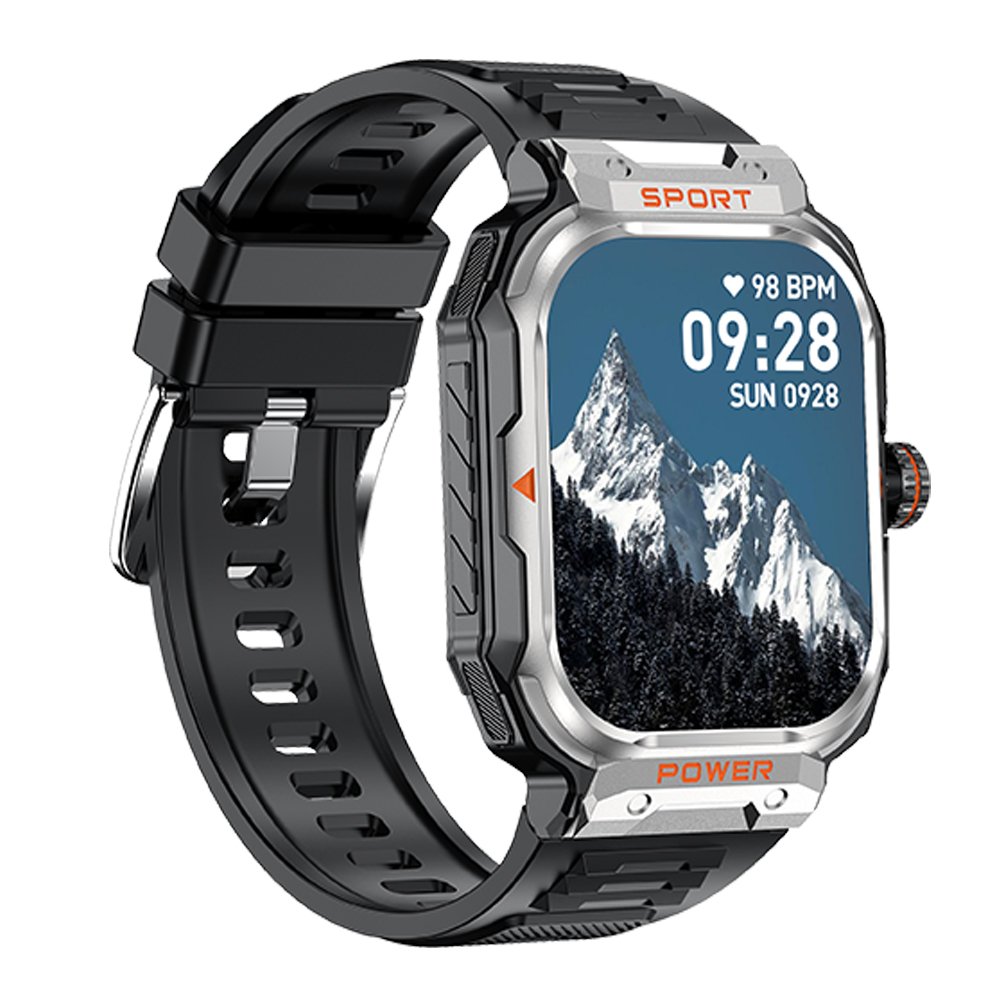 2024 GT55 Smart watch 2.01Inch TWS for Earphones Blood Oxygen Heart Rate Sleep Monitoring Sport smart watches for Men