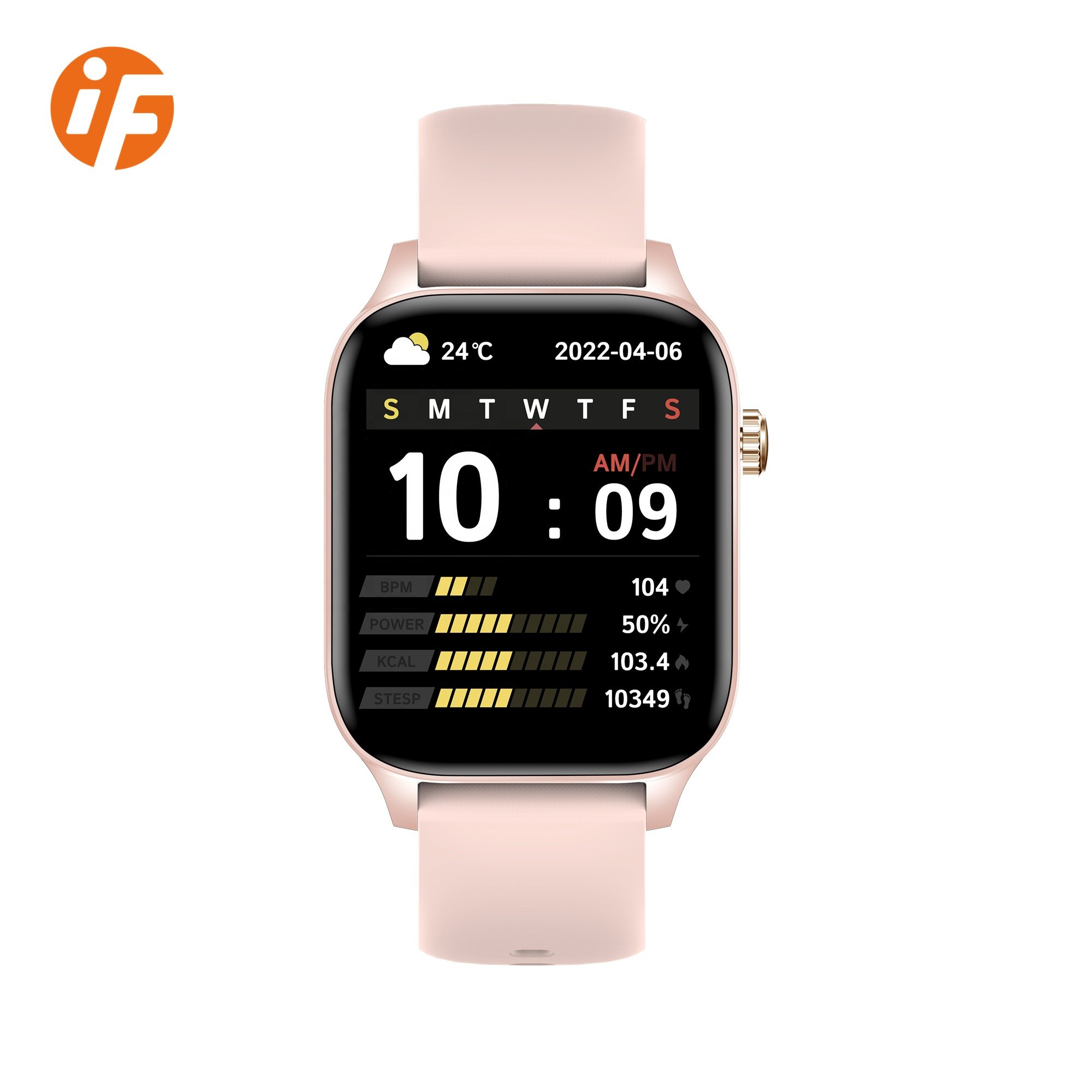 Free Shipping INNOFOVO I82 GPS Heart Rate Monitor Waterproof IP68 Sport Smart Watch