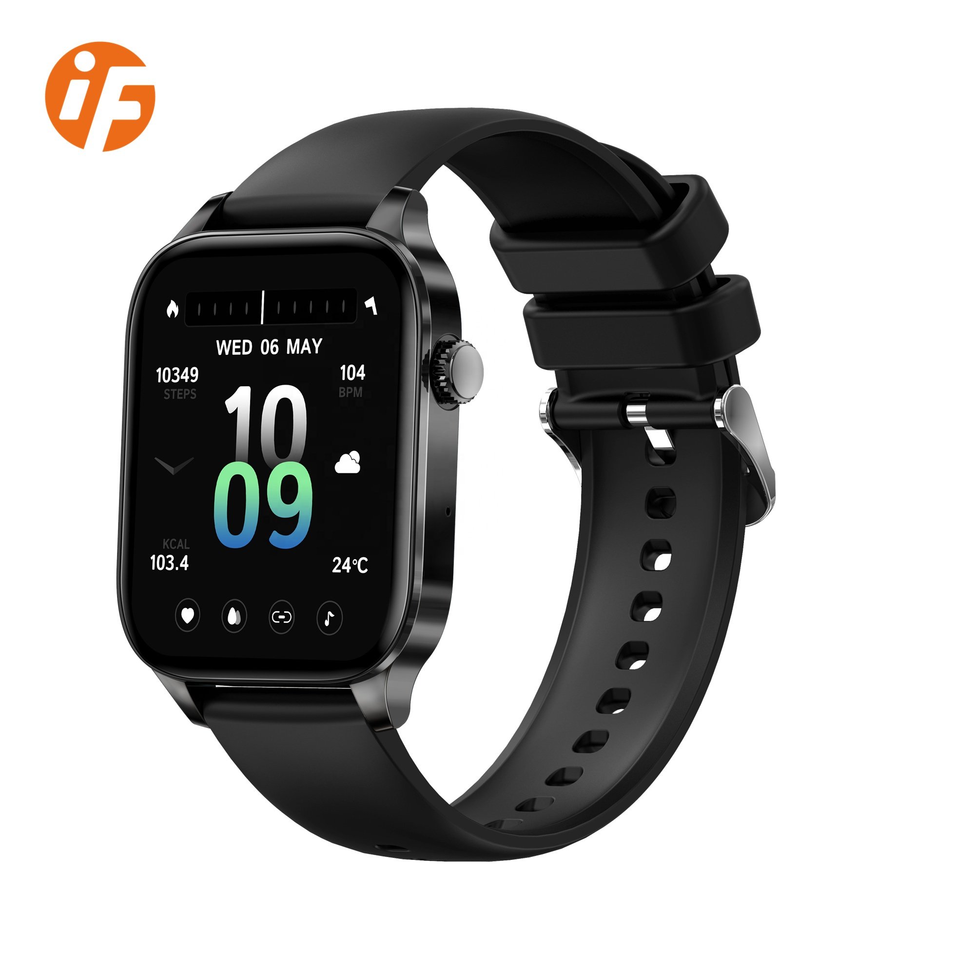 Free Shipping INNOFOVO I82 GPS Heart Rate Monitor Waterproof IP68 Sport Smart Watch
