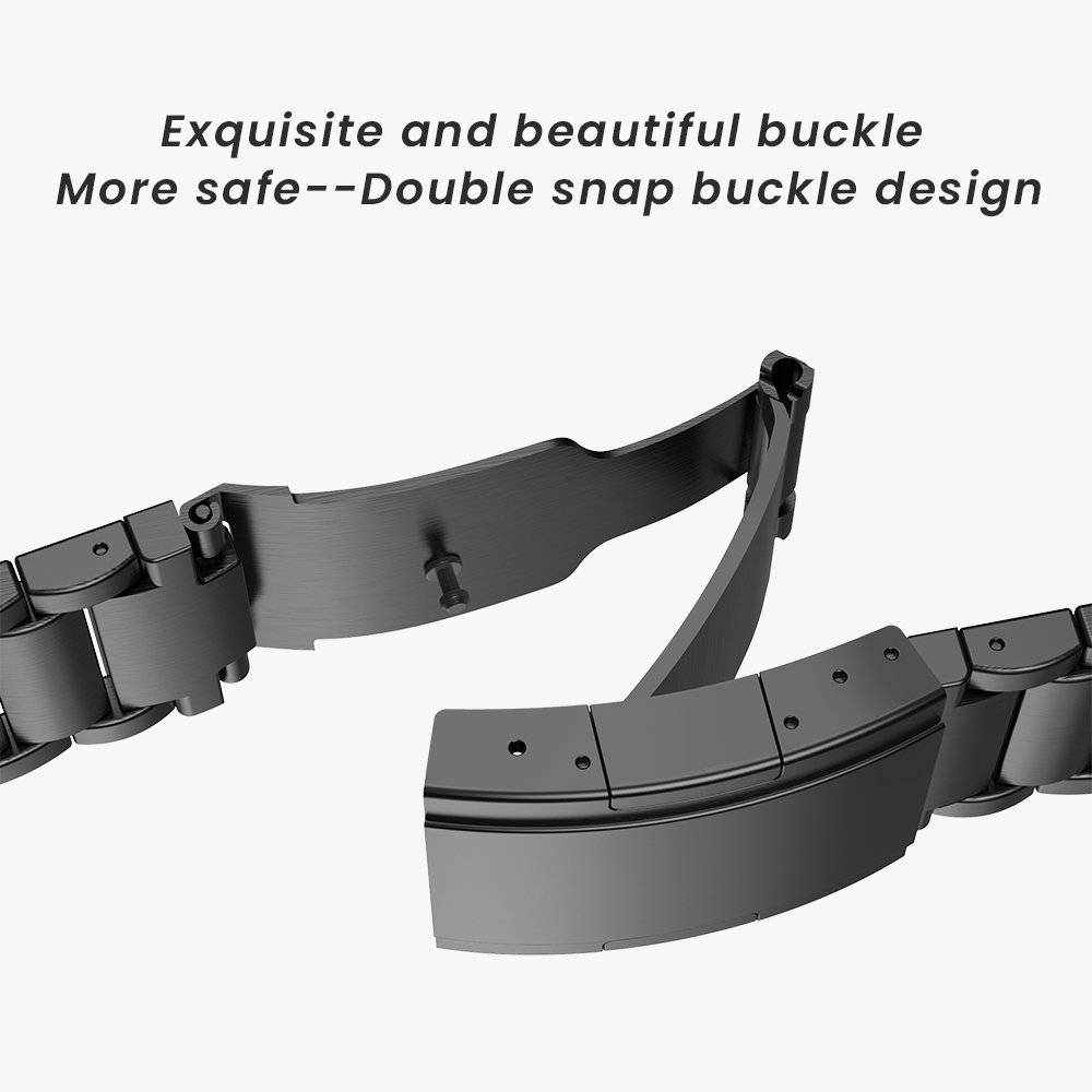High Quality Smart Watch Band Three Bead Titanium Alloy Watch Band Bracelet For Apple Watch 10/9/8 7/6/5/4/3/2/1/SE WristBands