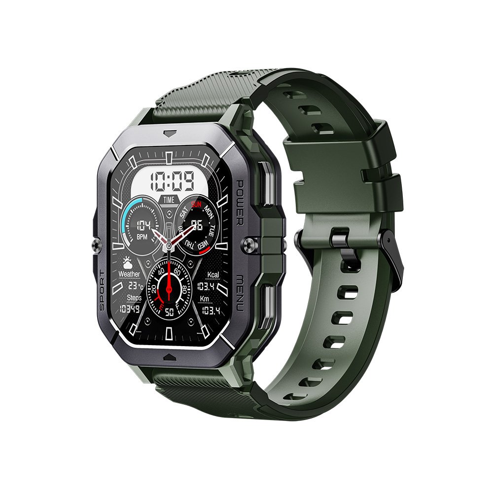 Outdoors Sports Smart Watch C28 2.02inch BT Calling Health Monitor 10Meter IATM Waterproof Watches For Men C28 Smartwatch