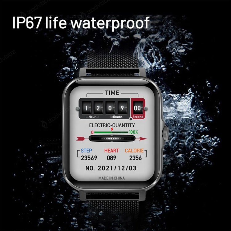 2024 New Answer Call Smart Watch Full Touch Dial Call Fitness Tracker IP67 Waterproof Smartwatch men women
