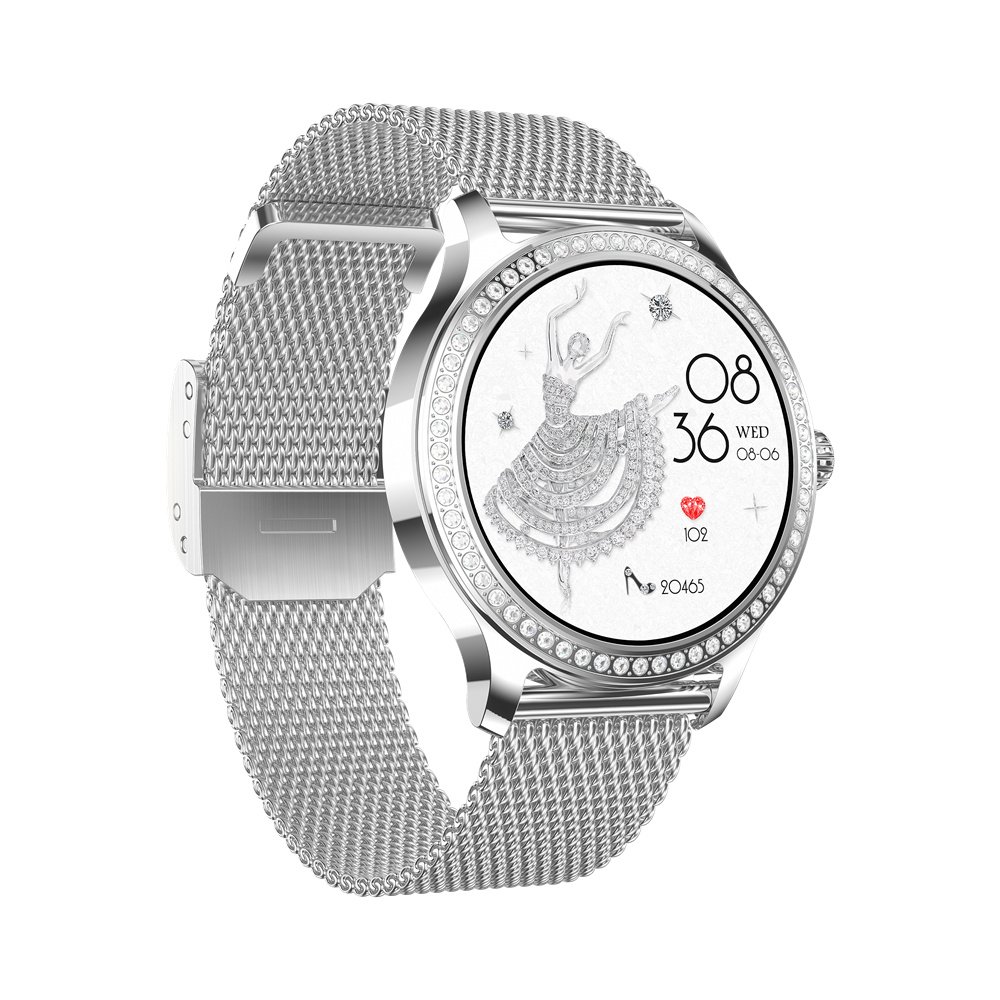 LINWEAR Lady Watches Luxury Design 2024 LW105 Smart Watch Women Rose Gold Sports Fitness Smartwatch Women