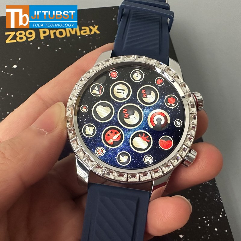 NEW Z89 PRO MAX Smart Watch 2024 BT Calling 1.52 inch Screen IP68 Waterproof Heart Rate Blood Pressure Sports Smartwatch for Men