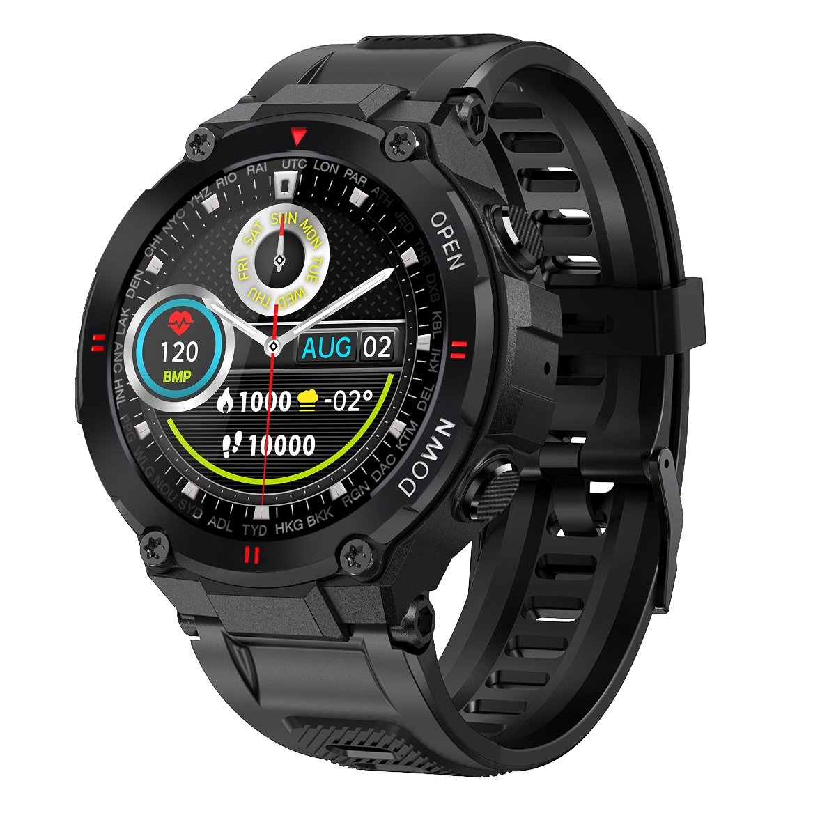 K22 Smart Watch Sport Support BT Call Music Control Alarm Clock Reminder Smartwatch for Android Phone
