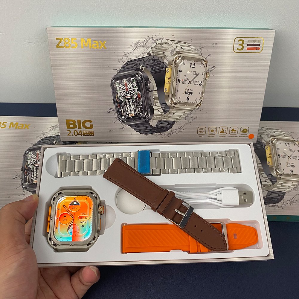 2024 Z85 MAX Smartwatch i20 Ultra Max SUIT Serie9 Relojes Inteligente Call Calculator i20ultra Smart Watch with Earphone