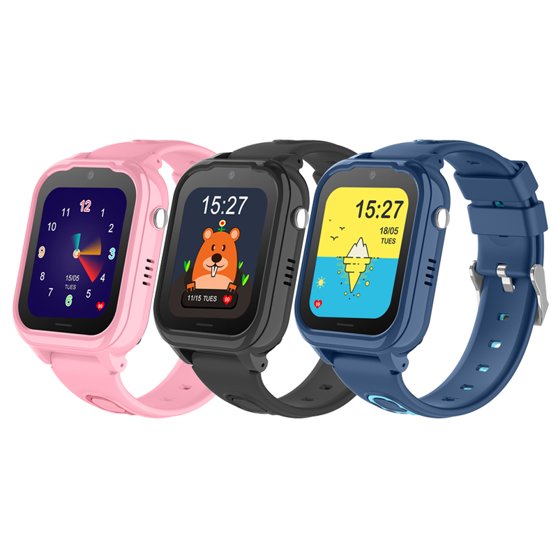 Changeable casing KT28 4G Wifi GPS Kids Smart Watch With Camera Video Call Big screen SOS Location