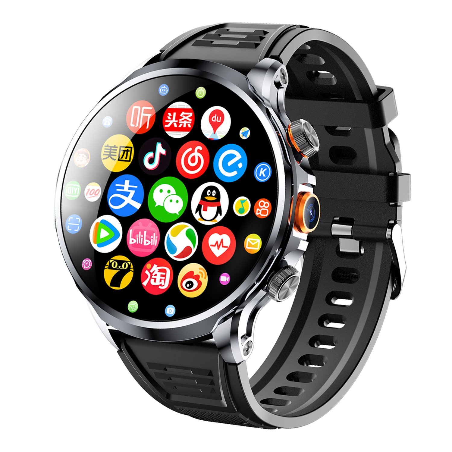 1.95inch Screen Smartwatch Waterproof Memory 3+32G Android 8.1 Video Call GPS 4G Smart Watch H18